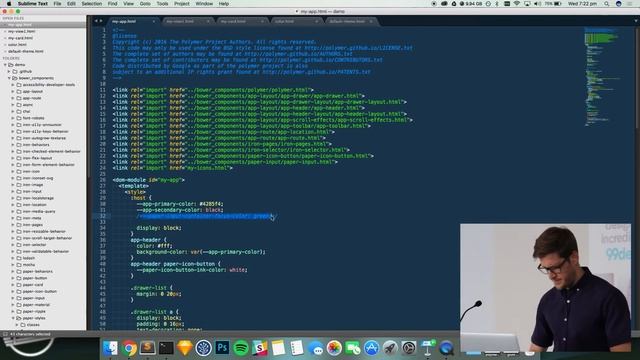 Rhys Gregory - From Stylesheets To Polymer Web Components