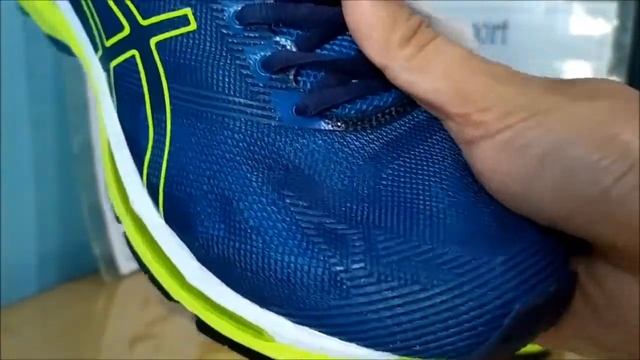 UNBOXING & REVIEW ASICS GEL NIMBUS 19 BLUE COLOUR смотреть онлайн