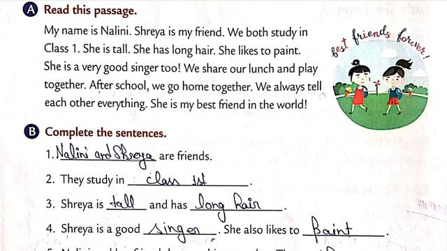 Class-1, English Grammar- Ch- 24- My Best Friend👬🧑🤝🧑 смотреть онлайн