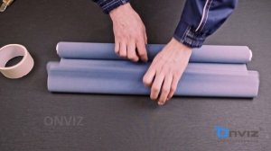 Сборка рулонной шторы "Зебра" на трубе 38Ø