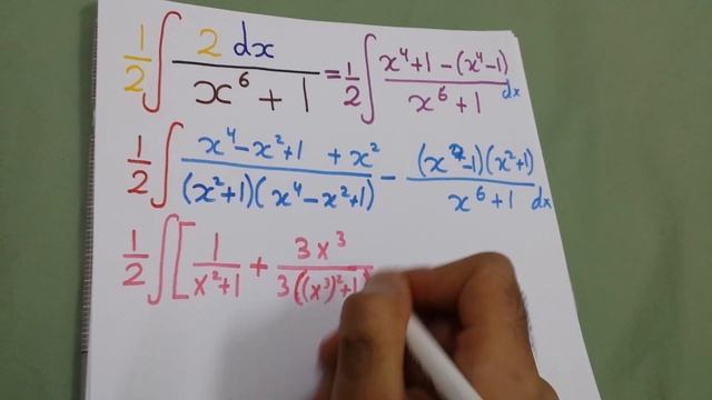 Integral of 1/(x^6+1) an easy method смотреть онлайн
