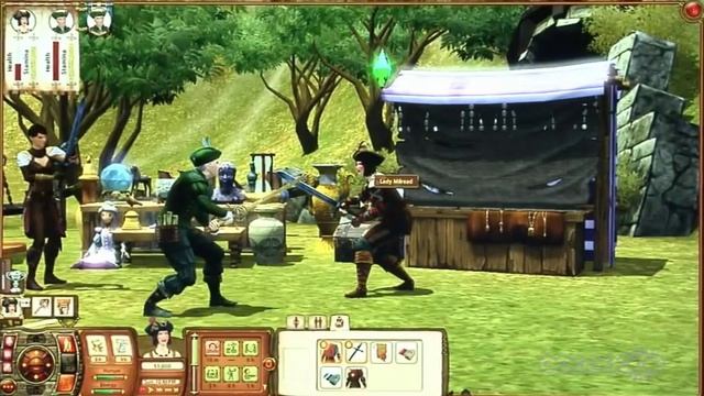 Gameplay Demonstrativo The Sims Medieval Piratas e Nobres смотреть онлайн