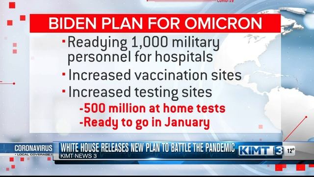 Omicron variant now dominant strain in U.S., White House releases plan to combat pandemic смотреть онлайн