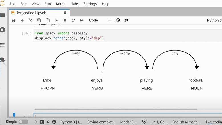 Обработка естественного языка (NLP) посредством spaCy и Python | Курс для начинающих | Эпизод 3 смотреть онлайн