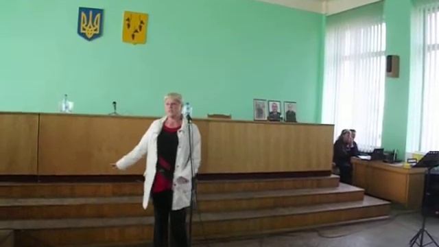 Жительница Донецка Н.Колесникова