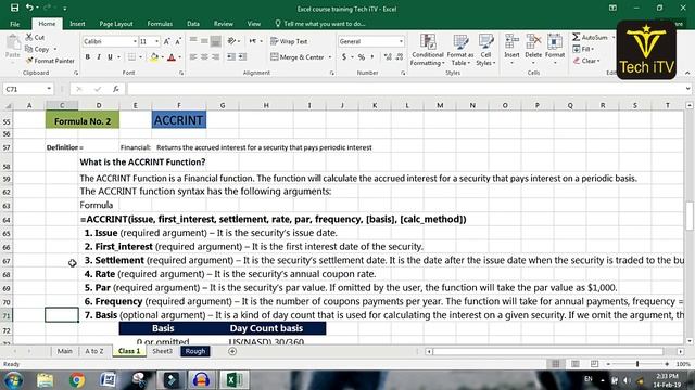 Learn Excel Formulas | Class 01 | ABS | Accrint смотреть онлайн