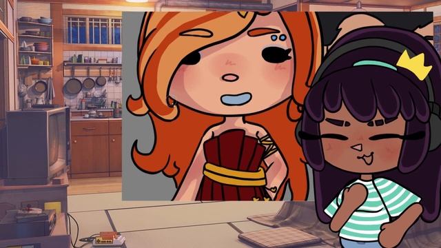 Аватария в тока бока? (Перерисовала персонажей в стиль токи) смотреть онлайн