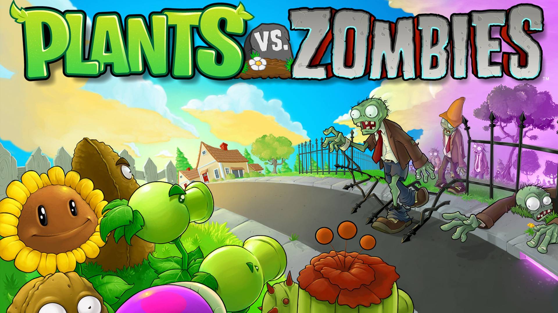 летсплей по игре #Plants vs Zombies (лагает)