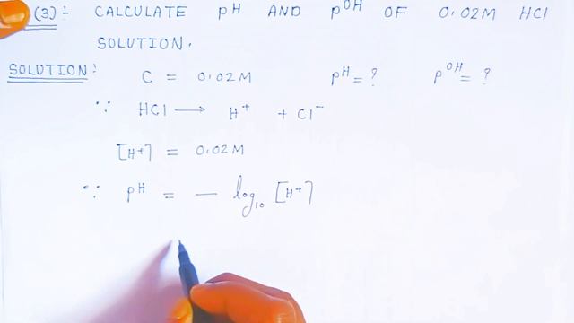 ionic equilibria class 12 chemistry numericals | Part 6 | Calculate pH & pOH of 0.02M HCL смотреть онлайн