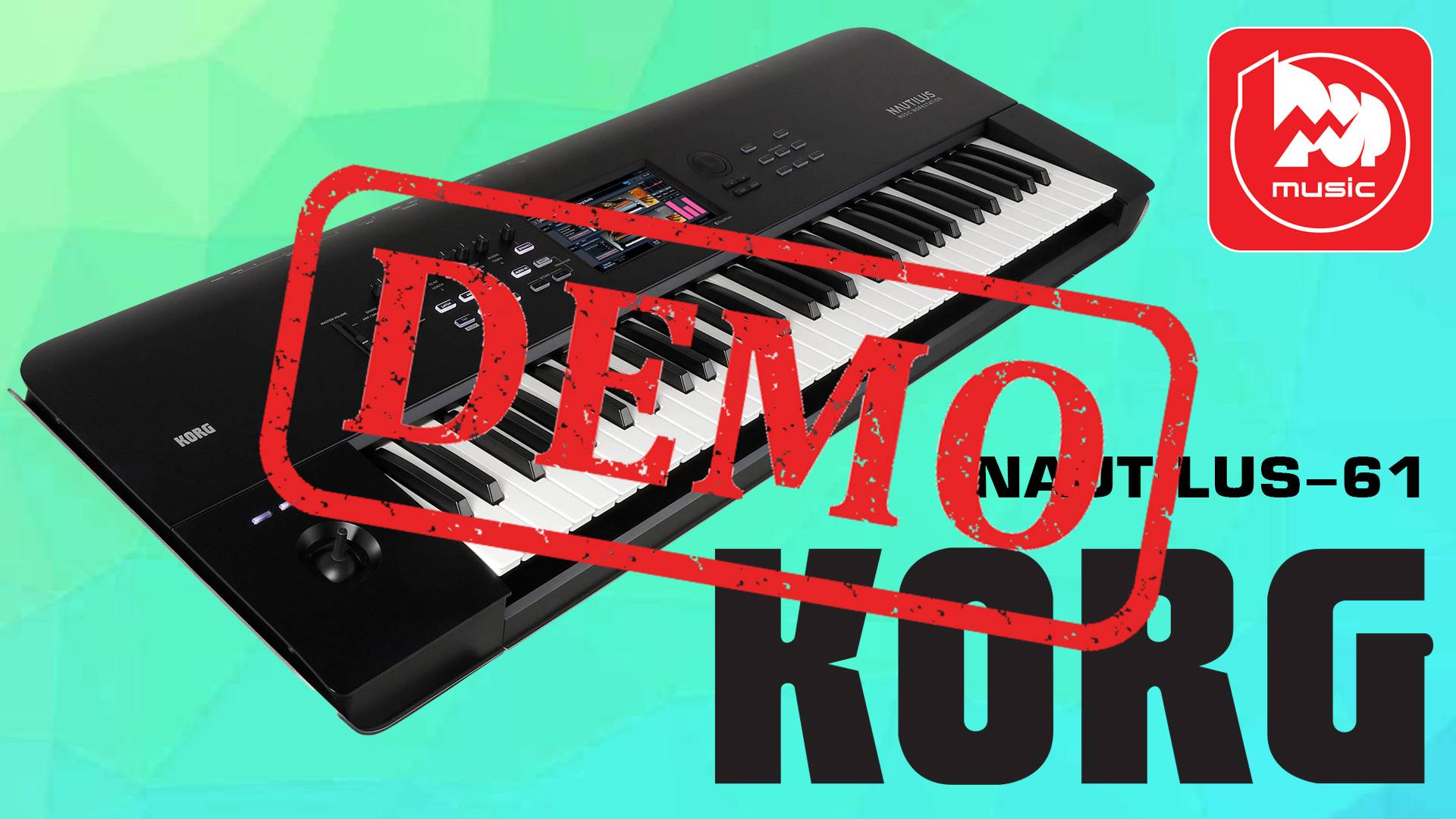Рабочая станция KORG NAUTILUS-61 - демонстрация звучания смотреть онлайн