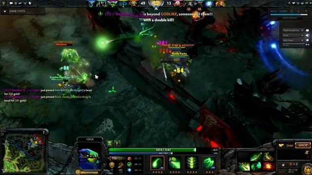 Dota 2 Viper Rampage By Alice смотреть онлайн