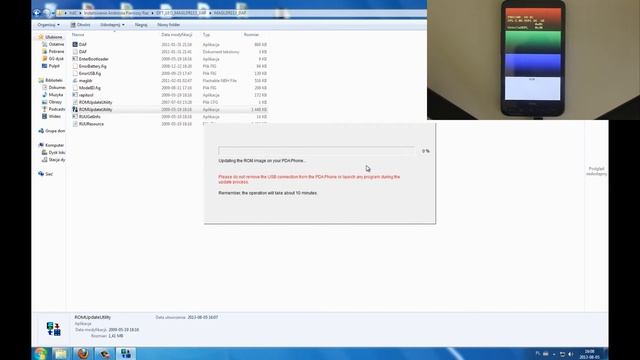 Pierwsze Wgranie Androida 4.0.4 First Installation Android 4.0.4 HTC HD2 LEO INSTALACJA смотреть онлайн