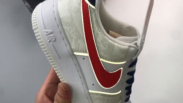 Nike Air Force 1 07 LX Just Do It White University Red DV1493-161 смотреть онлайн