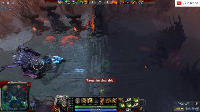 Dota 2 MK Transforming into Roshan | Bugs Moment | 7.26c Patch | смотреть онлайн
