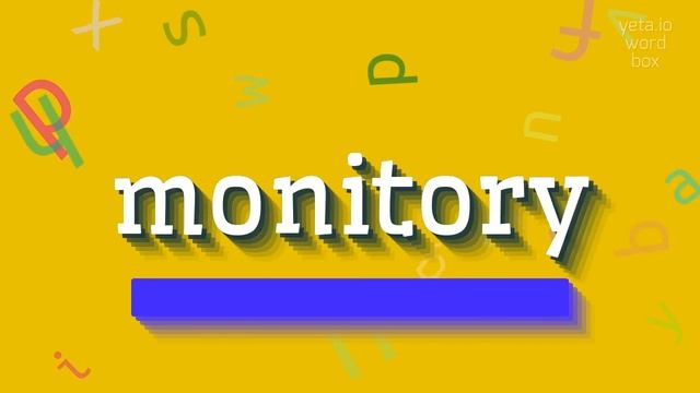 HOW TO PRONOUNCE MONITORY? #monitory смотреть онлайн