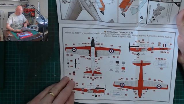 Airfix 1/48 Chipmunk - LIVE - Brand new 2021 tooling - Unboxing & kit review смотреть онлайн