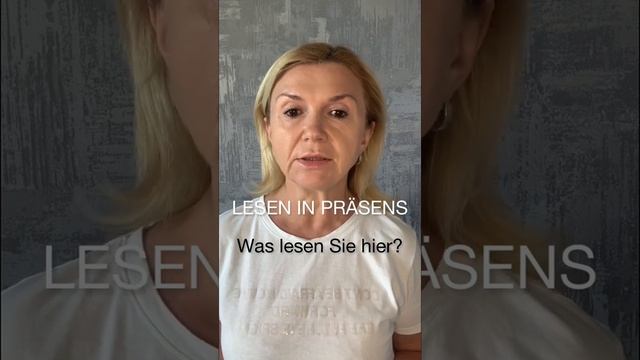 LESEN IN PRÄSENS - МИНУТНАЯ ПРАКТИКА НЕМЕЦКОГО смотреть онлайн