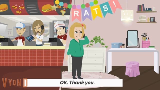 FOOD DELIVERY - PHONE CONVERSATION - FAST FOOD ORDERING . смотреть онлайн