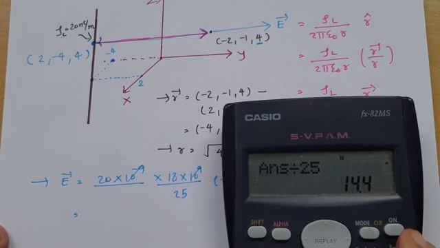 Electric Field due to Line Charge Density Solved Examples | Electromagnetics Theory смотреть онлайн
