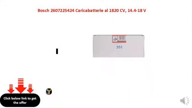 Bosch 2607225424 Caricabatterie al 1820 CV, 14.4-18 V смотреть онлайн