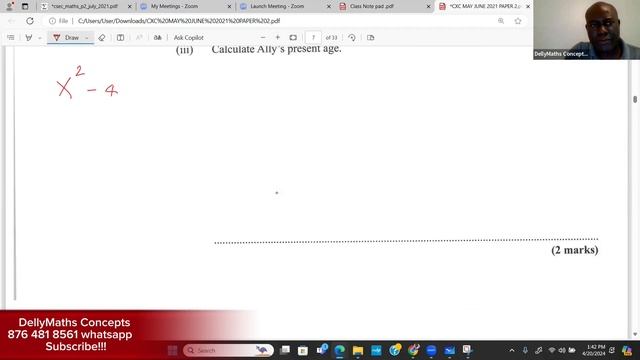 CXC|CSEC|MATHS PAPER 2 2024 PREP (CXC CSEC MATHS PAPER 2 NUMBER,ALGEBRA, TRANSFORMATION AND TRIGS) смотреть онлайн