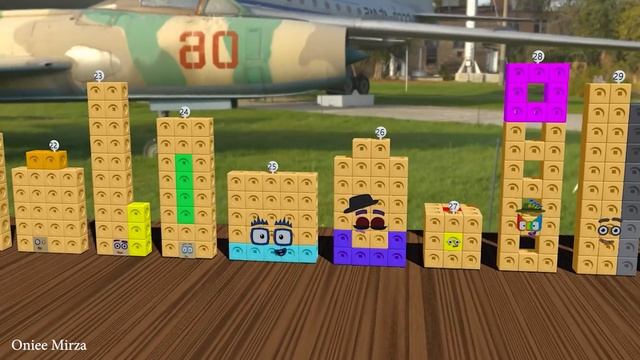 Numberblocks 1 to 100 but everyone is mathlink cube #1 смотреть онлайн