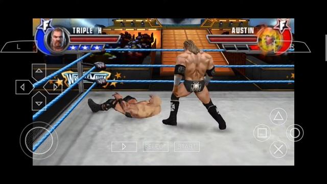 WWE ALL STAR PPSSPP GAMEPLAY TRIPLE H VS STONE COLD STEVE AUSTIN смотреть онлайн