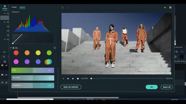 Color Isolation + RGB Curve + Color Changing - Filmora 11 Tutorial смотреть онлайн