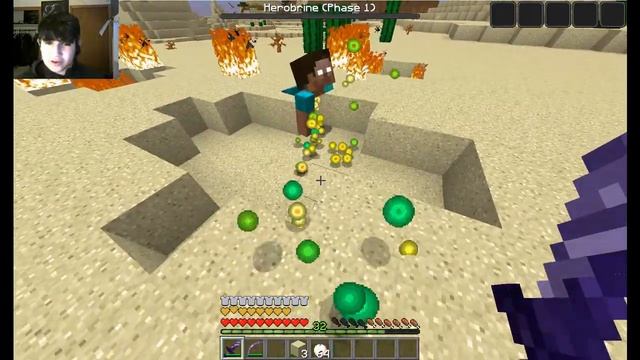 FIGHTING HEROBRINE- Herobrine 1.12.2 Mod Showcase
