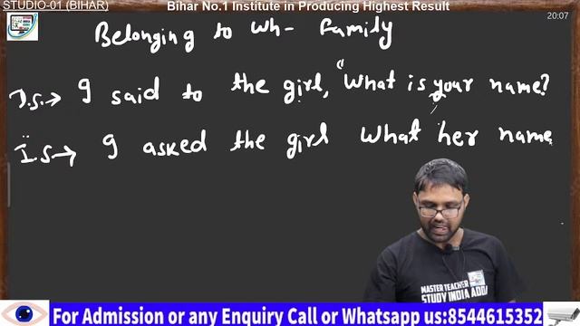 Bihar Paramedical English Class 2022| English Narration| Direct and Indirect Speech in English| смотреть онлайн