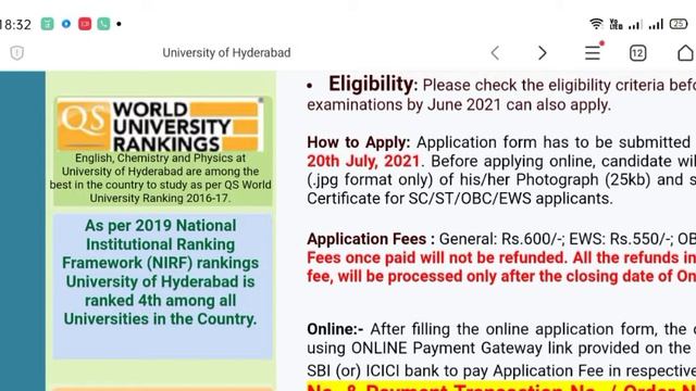 University of Hyderabad Ph.D. entrance | University of Hyderabad admission notice | Reaction world смотреть онлайн