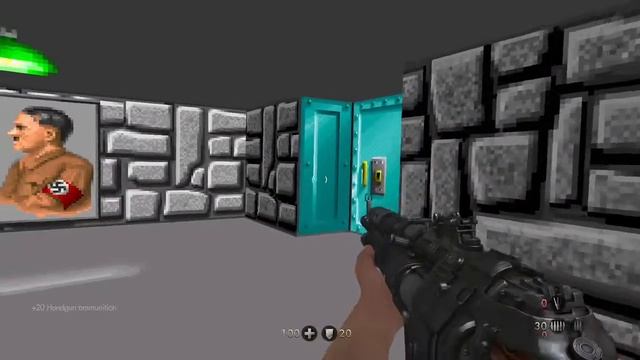 Wolfenstein 3D in Wolfenstein: The Old Blood смотреть онлайн