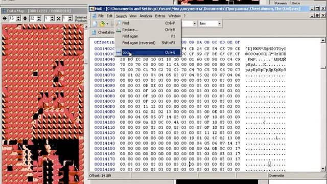 Editing rom level with help Djinn Tile Mapper (using HxD Editor) смотреть онлайн