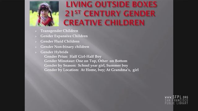Diane Ehrensaft "Reading in a Gender Creative World" at the San Francisco Public Library смотреть онлайн