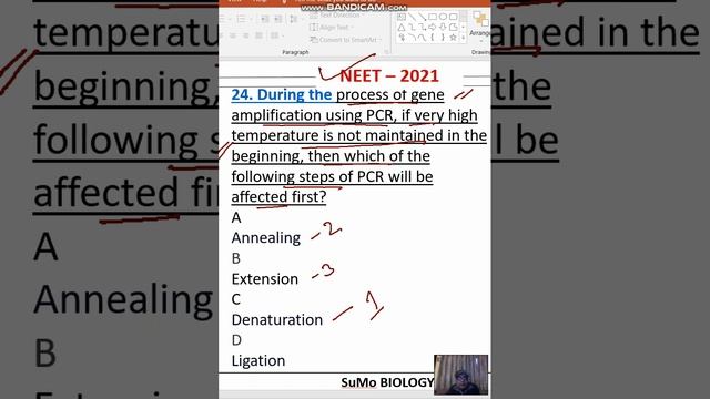During the process of gene amplification using PCR, if very high temperature is not maintained смотреть онлайн