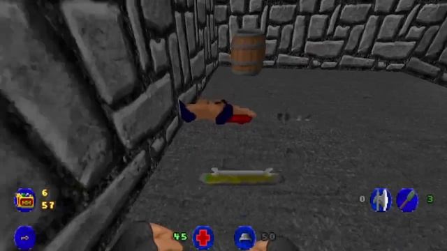 Brutal Wolfenstein 3D V7.0.1 прохождение ЧАСТЬ 1 Побег из Замка №1