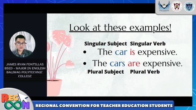 GRADE 8 ENGLISH – Subject-Verb Agreement смотреть онлайн