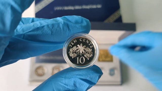Singapore 1991 Sterling Silver Proof Coin Set смотреть онлайн