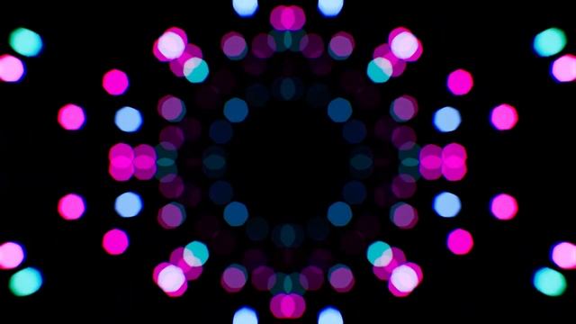 Neon Light Bokeh Particles Loop 4K смотреть онлайн