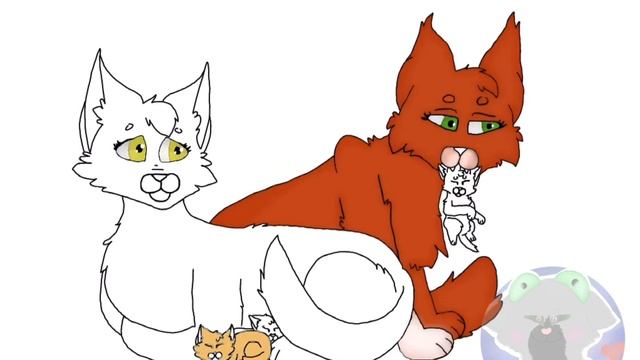 • 💓Белка & Листвичка & Котята || Warrior Cats || SpeedPaint # 1💓 • смотреть онлайн