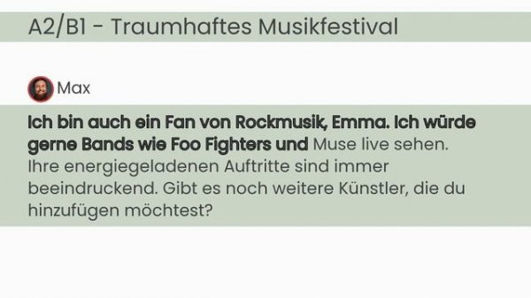#025 Deutsch lernen mit Dialogen | Deutsch lernen durch Hören | A2-B1 | #learngerman #deutschlernen