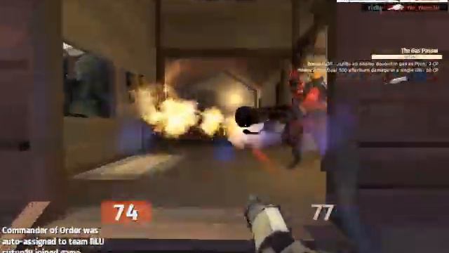 Team Fortress 2: Pyro Gameplay (Payload Offense - Swiftwater) смотреть онлайн