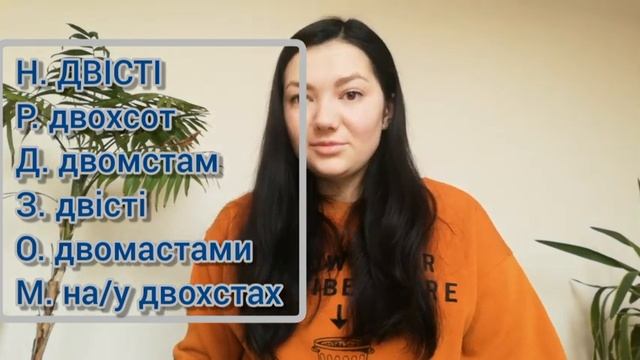 Відмінювання числівників 200-900 смотреть онлайн