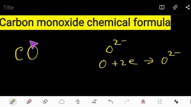 Carbon monoxide chemical formula смотреть онлайн