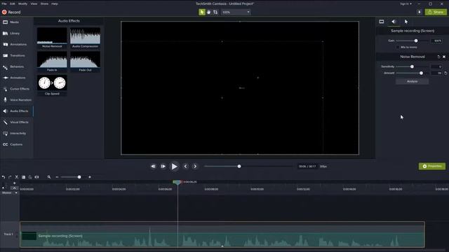Noise reduction in Camtasia | Camtasia Audio Tutorial for Beginners смотреть онлайн