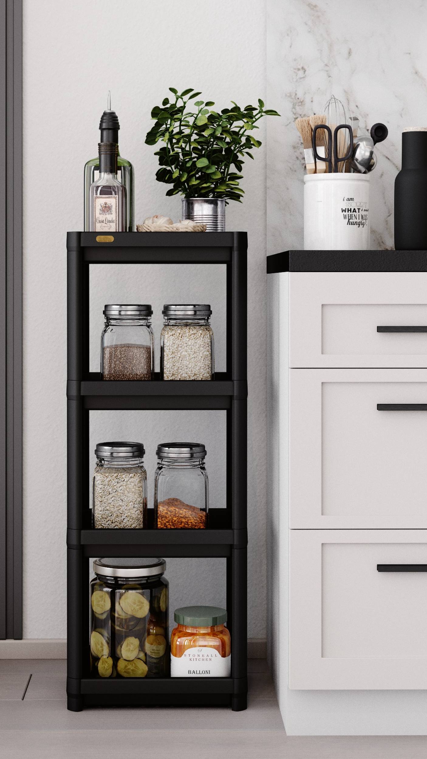 Интерьер стеллаж SHT-SS25-3 смотреть онлайн