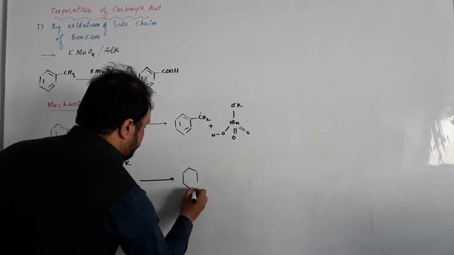 preparation of carboxylic acid from oxidation of side chain benzene and its mechanism смотреть онлайн