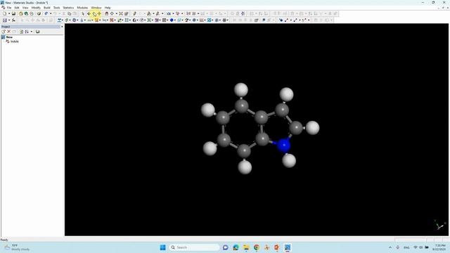 How to build molecules in Materials Studio - Beginners | How to Build organic Molecule in MS смотреть онлайн