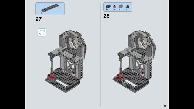 75093 Instrucciones para LEGO Star Wars Duelo final de la Estrella de la Muerte смотреть онлайн