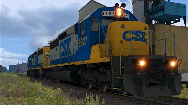 New CSX YN2 SD40-2 Engines in Train Simulator 2019 смотреть онлайн